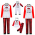 Family Matching Papa Bear & Mama Bear Red Plaid Pajamas Sets